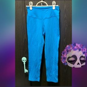 💀Peacock Blue One Tooth Capris